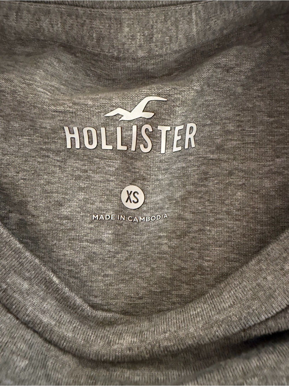 Hollister Kids Short Sleeve Tees - White & Gray (Set of 2) - Picture 3 of 5